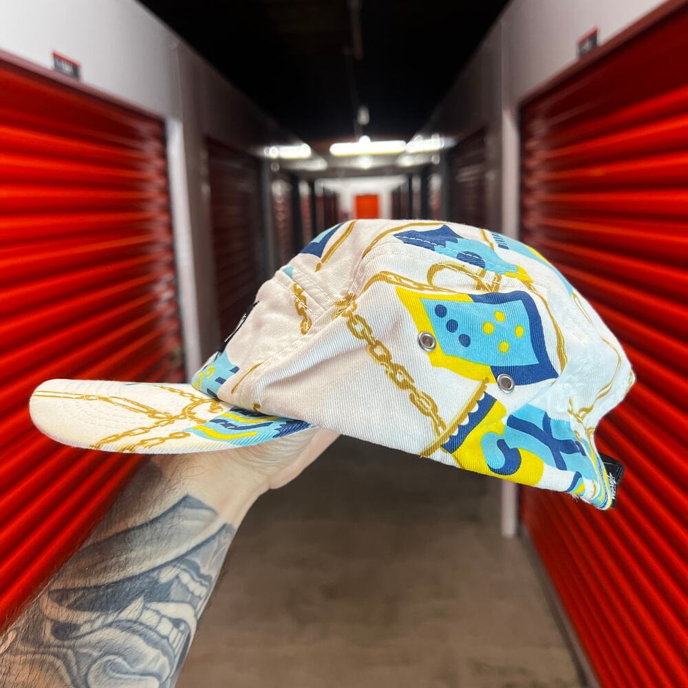 Stüssy All-Over Chain Print Camp Hat - Picture 2 of 5